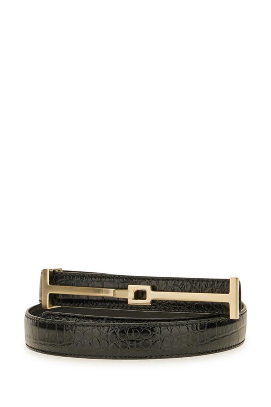 26FW 톰포드 벨트 WB354LCL632V NAA Black - TOMFORD