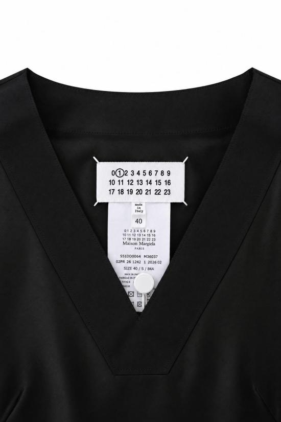 26FW 마르지엘라 원피스 S51DD0064M36037 900 BLACK - MAISON MARGIELA