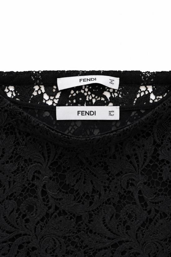 26FW 펜디 스커트 FQ7762B1U2 F0QA1 Nero - FENDI