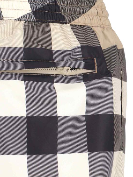 26FW 버버리 체크 스윔 팬츠 8112682 A7028 BEIGE - BURBERRY