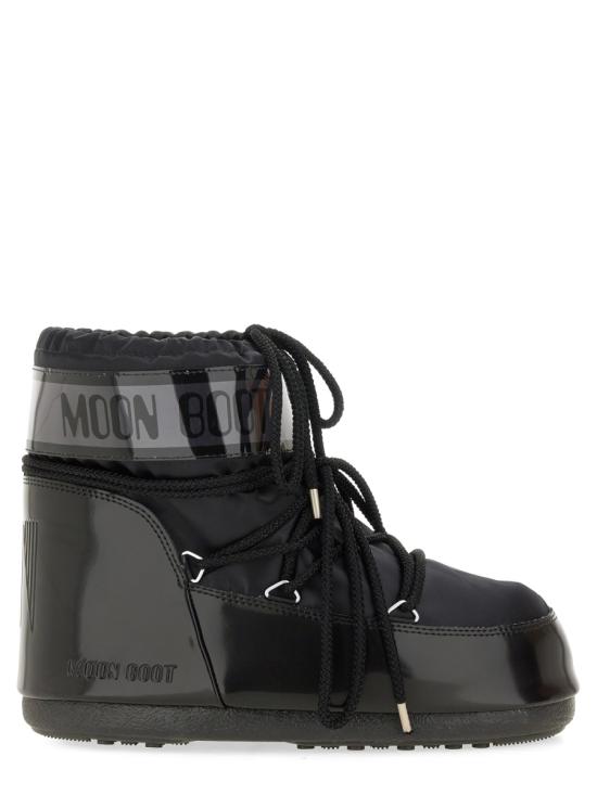 26FW 문부츠 아이콘 나일론 로우 부츠 80D1409350 N001 BLACK - MOON BOOT