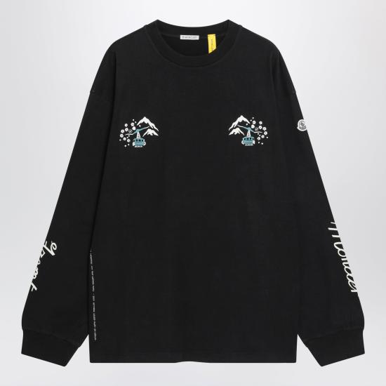 26FW 몽클레어 프래그먼트 탑 8D0000189AZI Black