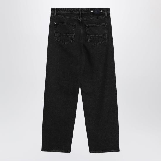 26FW 스톤 아일랜드 라이트 불 데님-TC 루즈핏 파이브 포켓 진 S14J100006S0J32 Black - STONE ISLAND