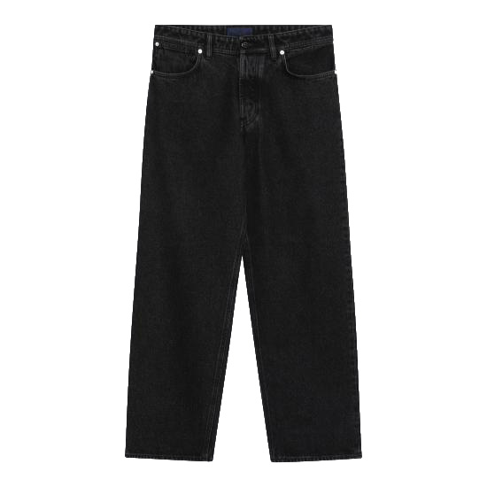 26FW 스톤 아일랜드 라이트 불 데님-TC 루즈핏 파이브 포켓 진 S14J100006S0J32 Black