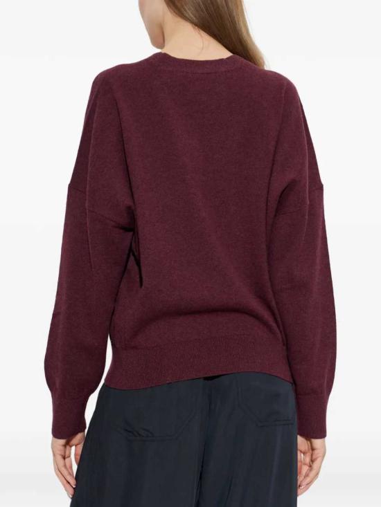 26FW 이자벨마랑에뚜왈 마리산스 코튼 스웨터 PU0053FAA1X05E 80BY BURGUNDY - ISABEL MARANT ETOILE
