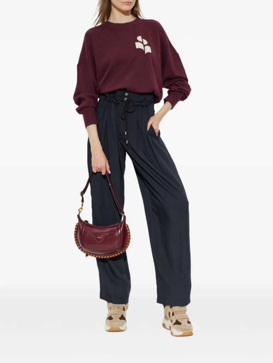 26FW 이자벨마랑에뚜왈 마리산스 코튼 스웨터 PU0053FAA1X05E 80BY BURGUNDY - ISABEL MARANT ETOILE