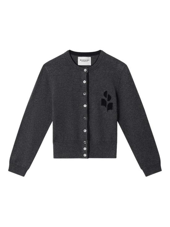 26FW 이자벨마랑에뚜왈 스웨터 CA0163FAD1L16E ANBK ANTHRACITE BLACK