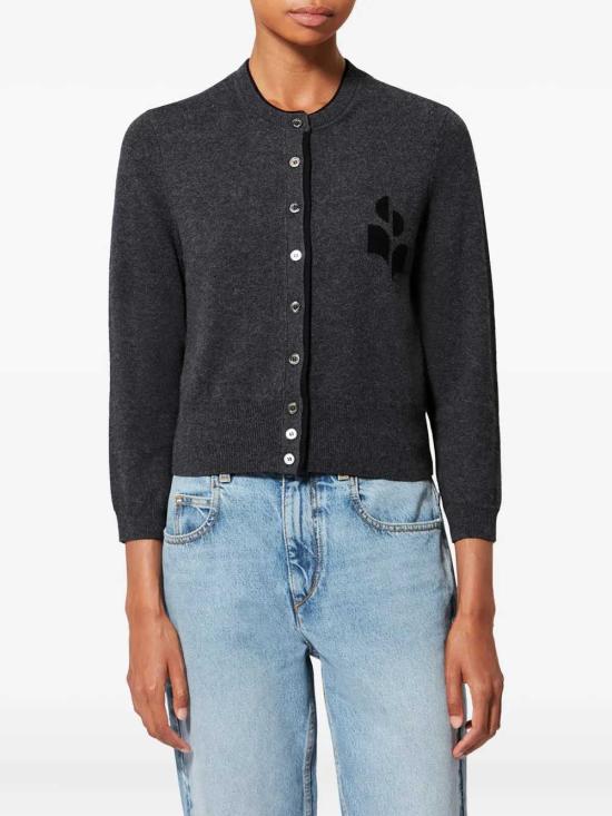 26FW 이자벨마랑에뚜왈 스웨터 CA0163FAD1L16E ANBK ANTHRACITE BLACK - ISABEL MARANT ETOILE