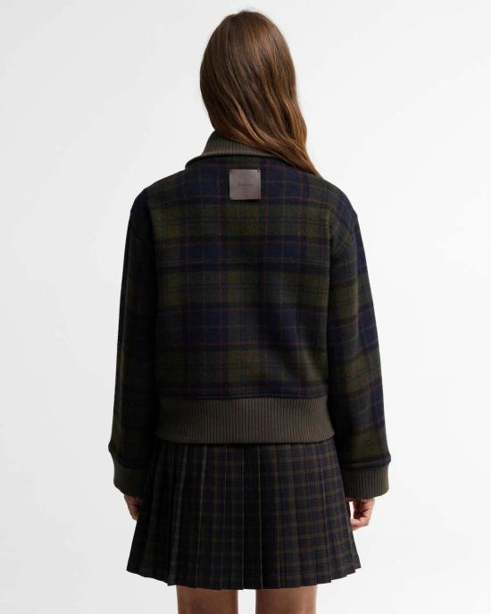  바버 탑 아이비브리지 오버셔츠 섀도우 클래식 타탄 - BARBOUR