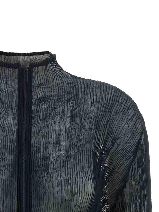 26FW 이세이 미야케 가디건 IM68FJ41878 BLUE - ISSEY MIYAKE