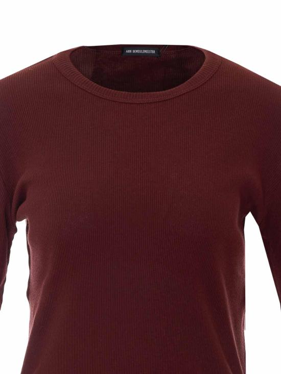 26FW 앤 드뮐미스터 탑 14242FA659389 RED - ANN DEMEULEMEESTER