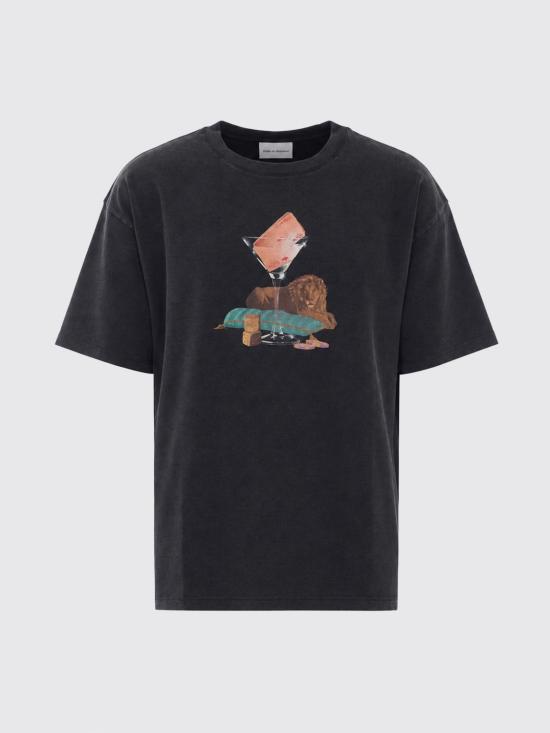 26FW 드롤드무슈 반팔 티셔츠 TS354CO248 BL Black - DROLE DE MONSIEUR