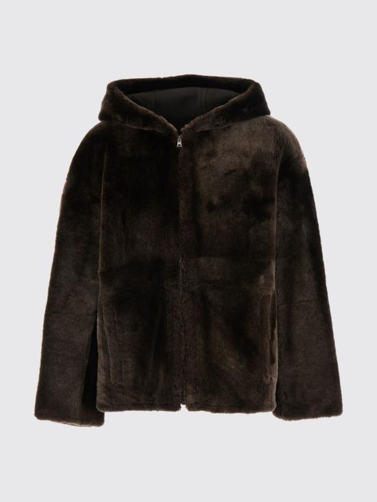 26FW 이브살로몬 코트 27WYV62066MESI A2330 Brown - YVES SALOMON