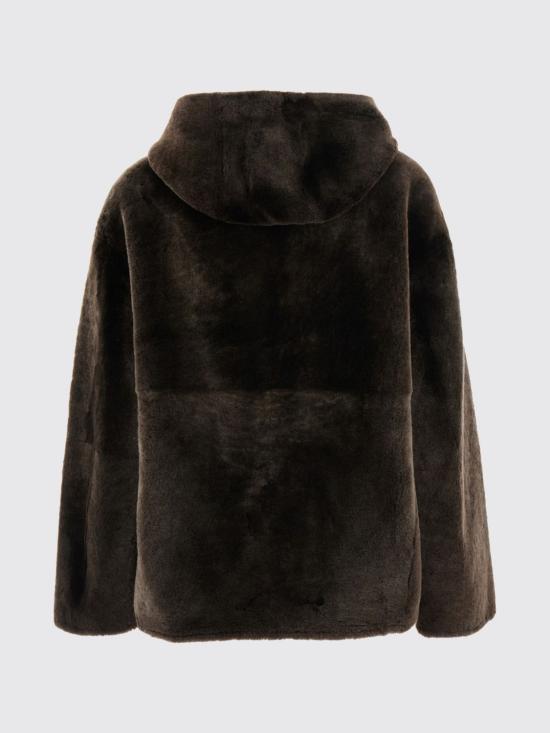 26FW 이브살로몬 코트 27WYV62066MESI A2330 Brown - YVES SALOMON