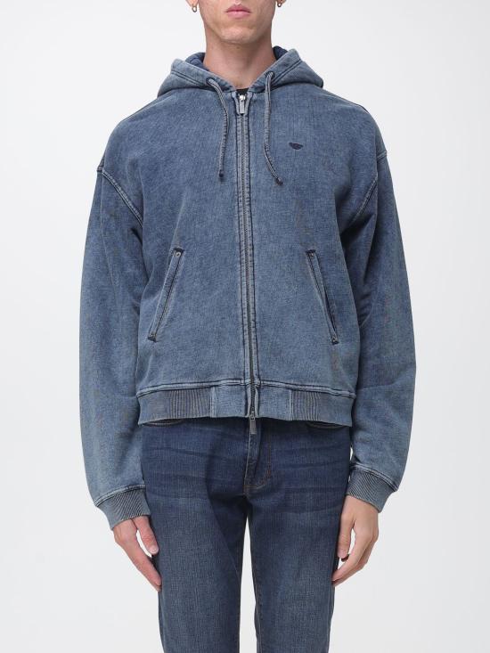 26FW 엠포리오 아르마니 긴팔 티셔츠 EM006409AF27349 UB109 Navy