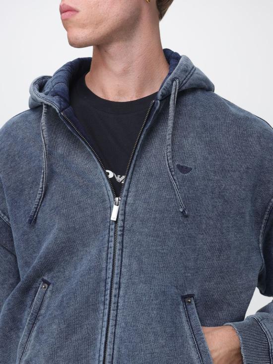 26FW 엠포리오 아르마니 긴팔 티셔츠 EM006409AF27349 UB109 Navy - EMPORIO ARMANI