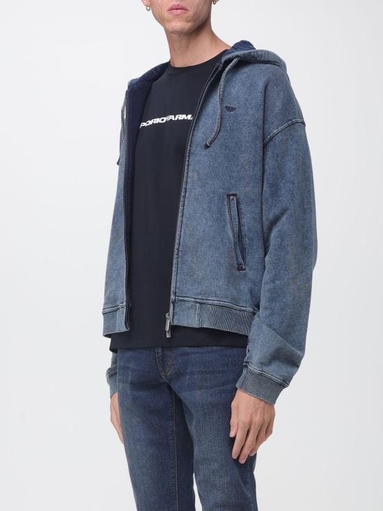 26FW 엠포리오 아르마니 긴팔 티셔츠 EM006409AF27349 UB109 Navy - EMPORIO ARMANI