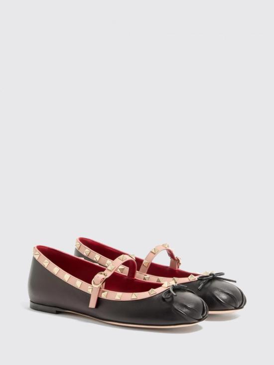 26FW 발렌티노 가라바니 플랫 슈즈 S0QA5XGR 1ZD Black - VALENTINO GARAVANI