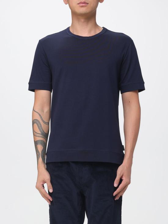 26FW 파올로 페코라 반팔 티셔츠 F0114074 6685 Blue