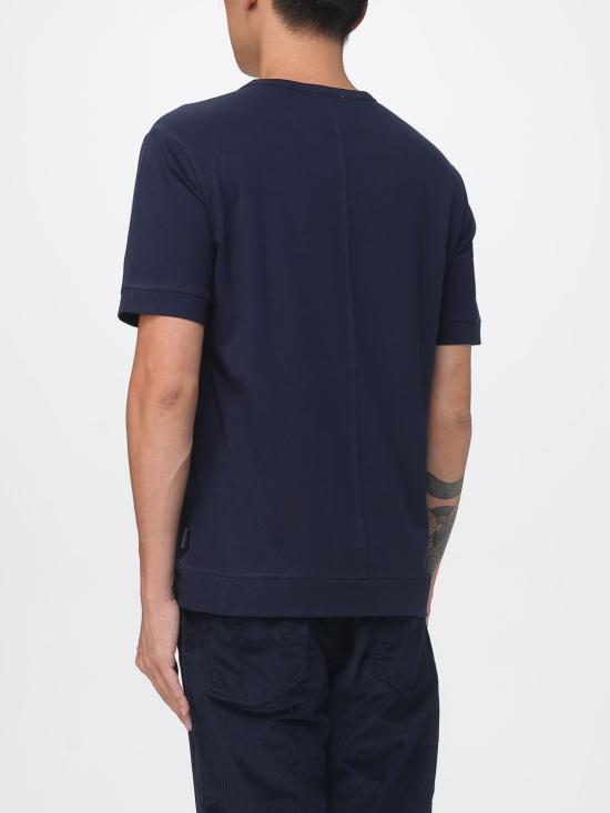 26FW 파올로 페코라 반팔 티셔츠 F0114074 6685 Blue - PAOLO PECORA