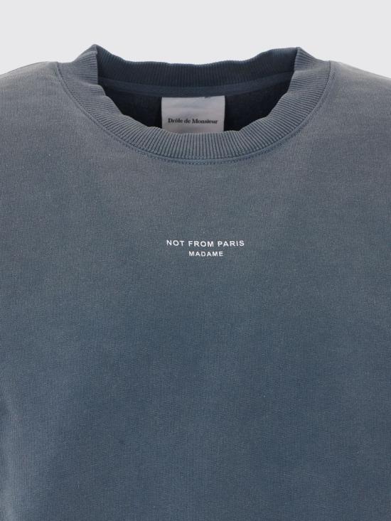 26FW 드롤드무슈 긴팔 티셔츠 PERMSW148CO127 DGR Grey - DROLE DE MONSIEUR