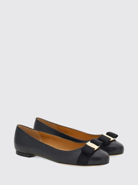 26FW 살바토레 페라가모 플랫 슈즈 775746 003 Black - SALVATORE FERRAGAMO