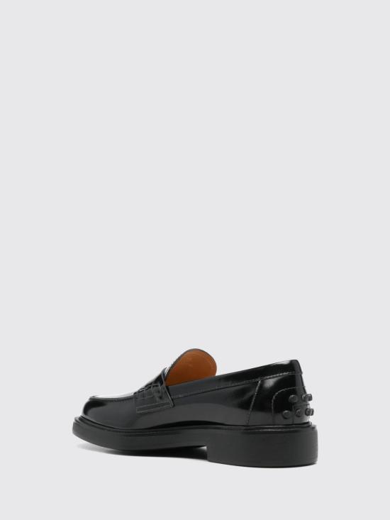 26FW 토즈 레더 로퍼 XXW20L0IP70SHA B999 Black - TODS