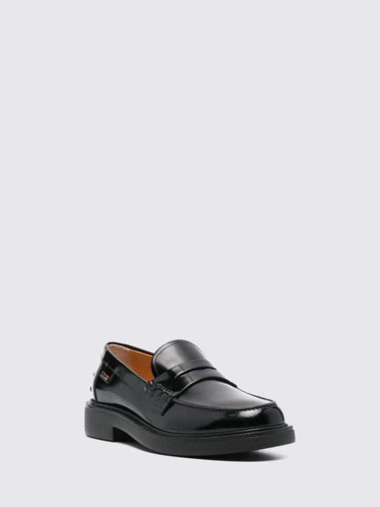 26FW 토즈 레더 로퍼 XXW20L0IP70SHA B999 Black - TODS