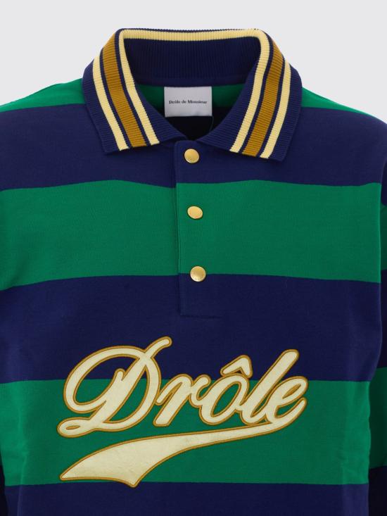 26FW 드롤드무슈 폴로 티셔츠 MPL183CO324 GN Green - DROLE DE MONSIEUR
