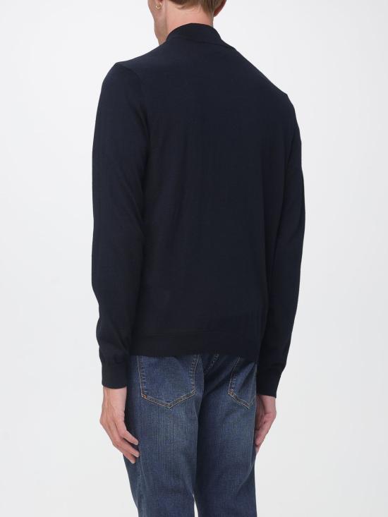 26FW 엠포리오 아르마니 집업 니트 EM004379AF23421 UB118 Blue - EMPORIO ARMANI