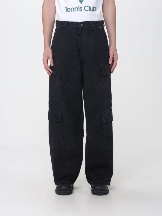26FW 카사블랑카 데님 팬츠 MPF26DN002 01 Black