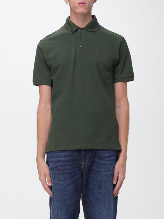 26FW 에트로 폴로 티셔츠 MRMD0005AU13I V0286 Green