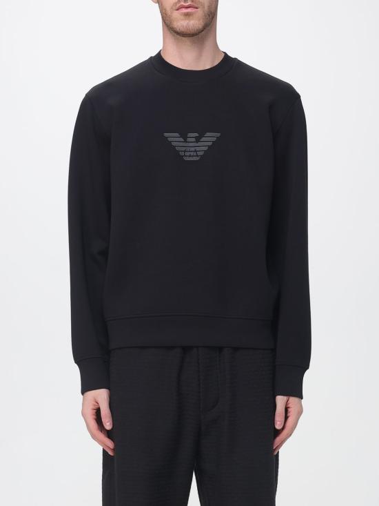 26FW 엠포리오 아르마니 긴팔 티셔츠 EM004541AF10013 MC539 Black
