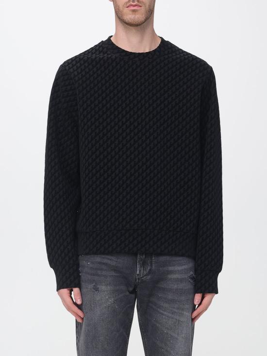26FW 엠포리오 아르마니 긴팔 티셔츠 EM006874AF10013 FC375 Black