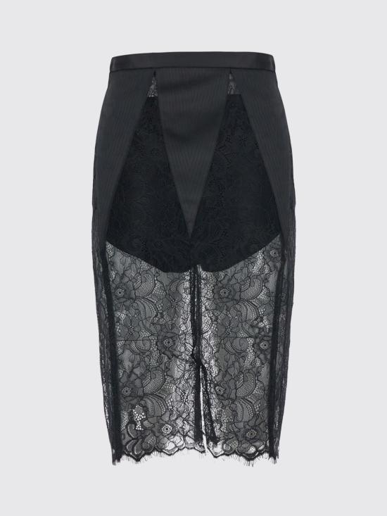 26FW 엘리자베타프랜치 스커트 GO21268E2 110 Black - ELISABETTA FRANCHI