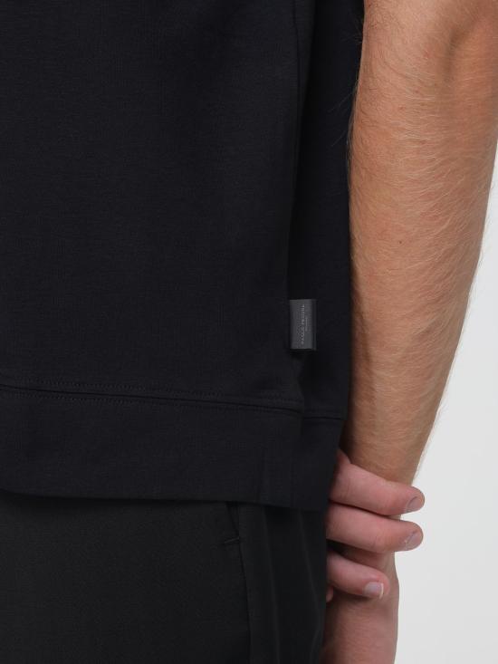 26FW 파올로 페코라 반팔 티셔츠 F0334074 9000 Black 1 - PAOLO PECORA