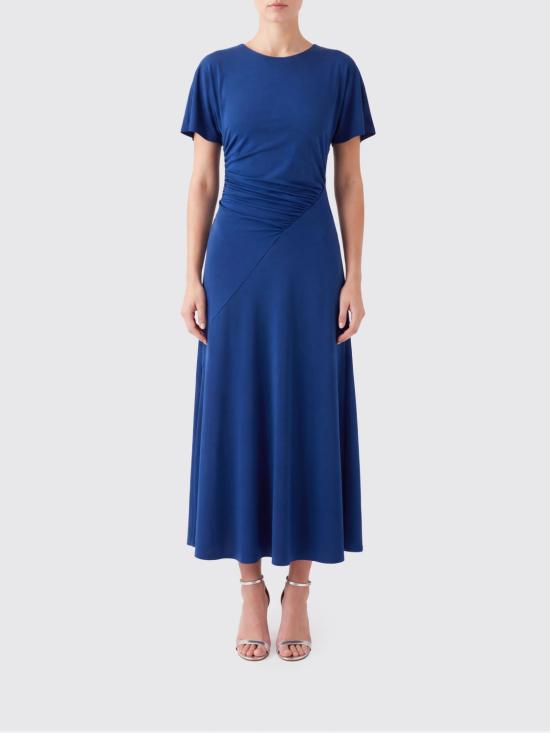 26FW 빅토리아 베컴 롱 원피스 1326JDR007350A 9886 Blue