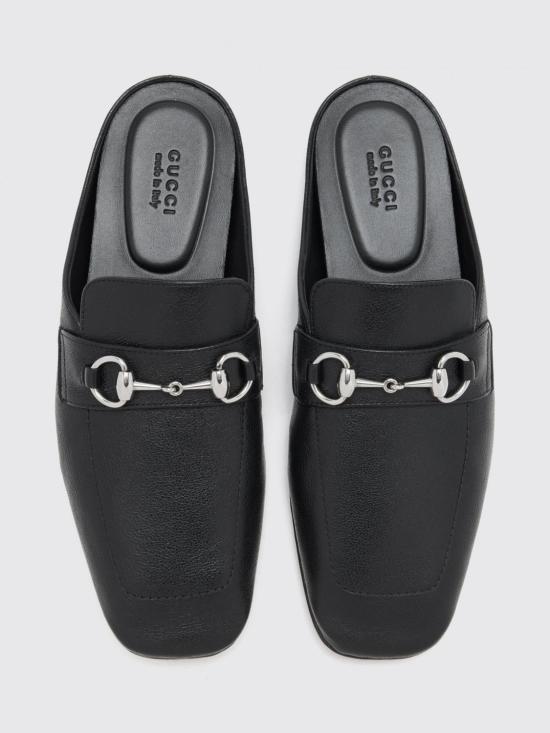 26FW 구찌 라가초 레더 뮬 라가초 레더 뮬 871875AAGEH 1000 Black - GUCCI
