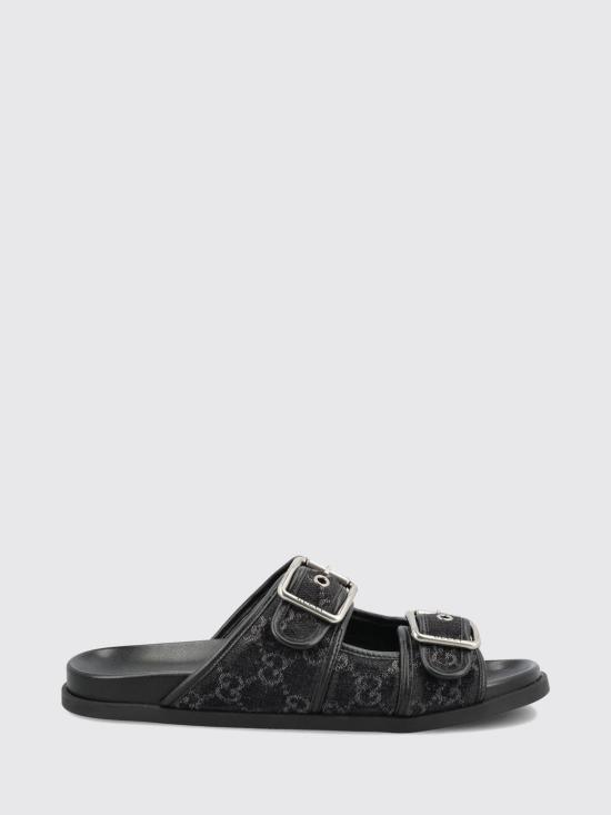 26FW 구찌 버클 슬라이드 샌들 831830FAFPY 8473 Black