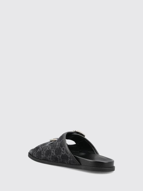 26FW 구찌 버클 슬라이드 샌들 831830FAFPY 8473 Black - GUCCI