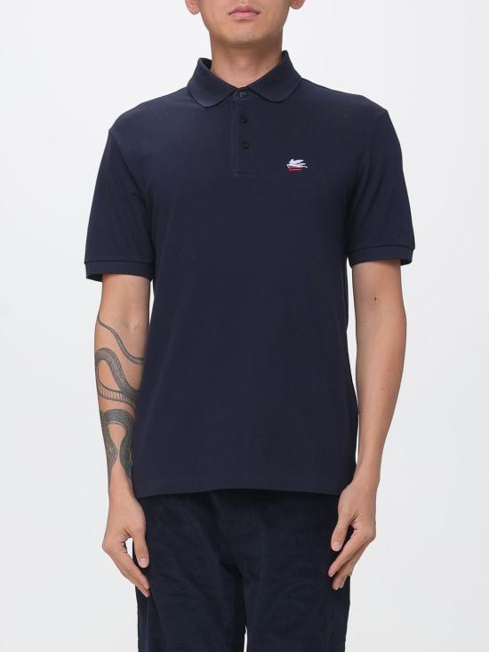 26FW 에트로 폴로 티셔츠 MRMD0005AU13I B0065 Navy