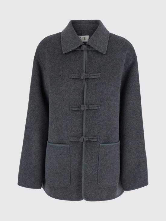 26FW 로에 코트 42011409 021 Grey - ROHE