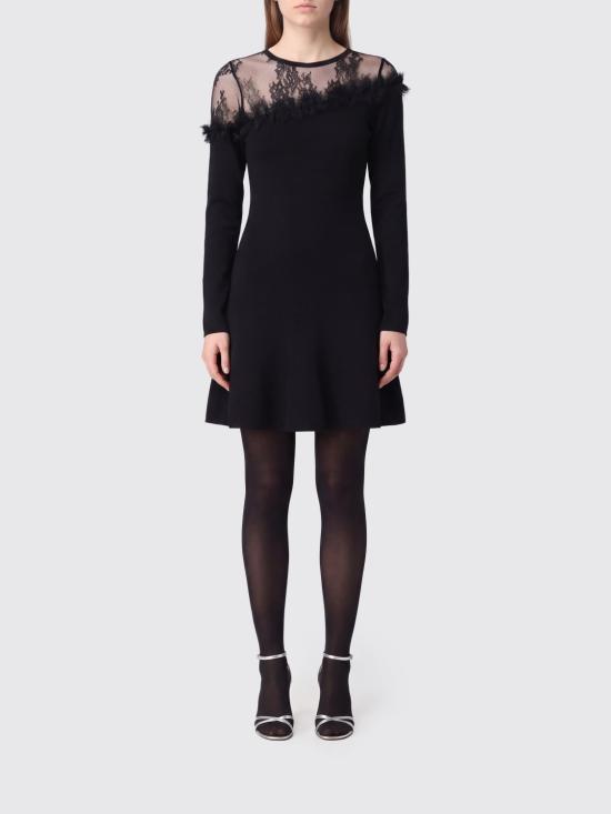 26FW 블루마린 롱 원피스 RF6173MA3132A895A 22222 Black