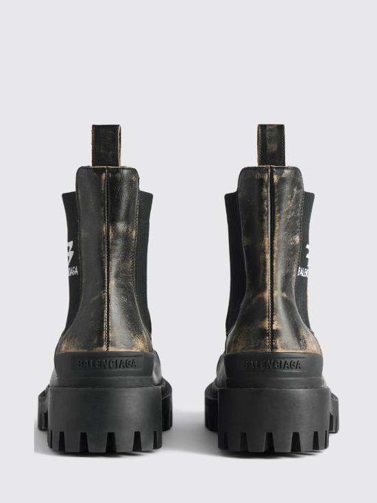 26FW 발렌시아가 스트라이크 첼시 부츠 854082WB228 1919 Black - BALENCIAGA