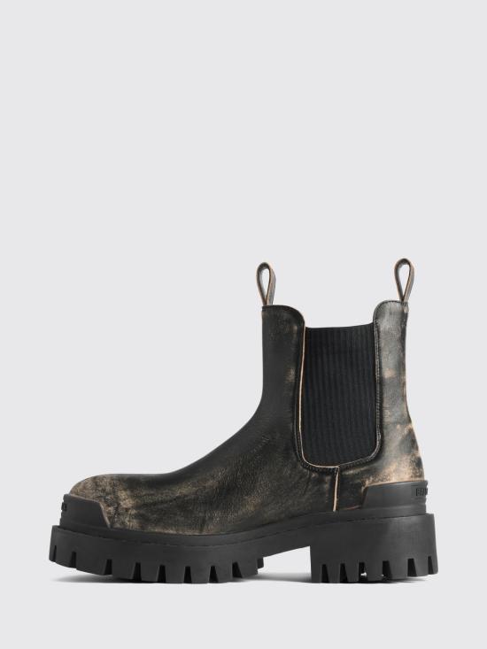 26FW 발렌시아가 스트라이크 첼시 부츠 854082WB228 1919 Black - BALENCIAGA