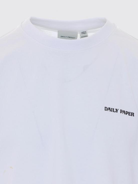 26FW 데일리 페이퍼 반팔 티셔츠 2422071 White - DAILY PAPER