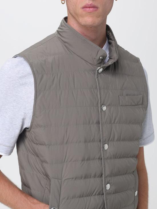26FW 브루넬로 쿠치넬리 베스트 MV4081711 CDX44 Grey - BRUNELLO CUCINELLI
