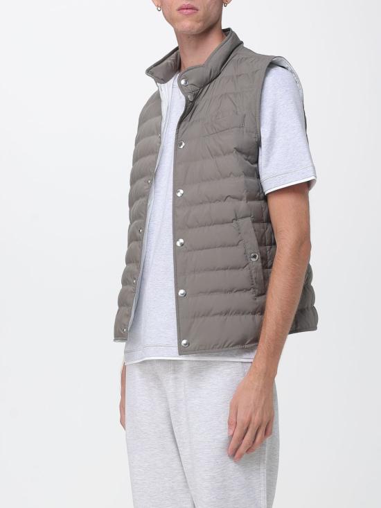 26FW 브루넬로 쿠치넬리 베스트 MV4081711 CDX44 Grey - BRUNELLO CUCINELLI