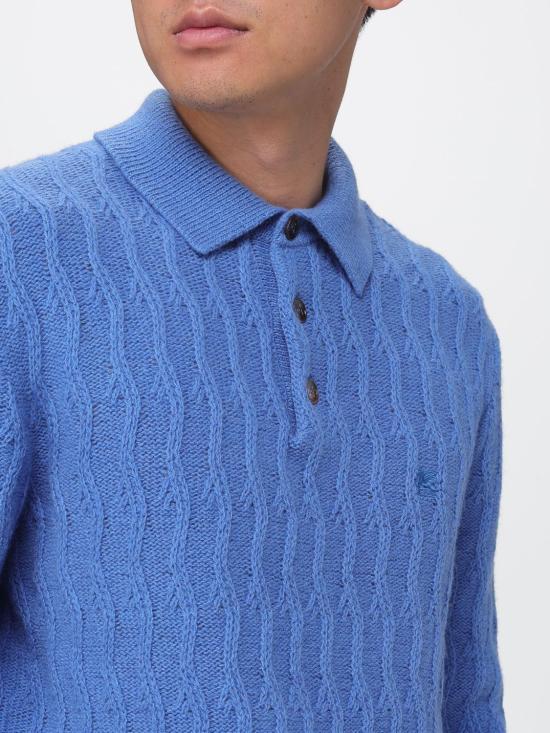 26FW 에트로 폴로 티셔츠 MRKF0028AU12P B1095 Blue - ETRO