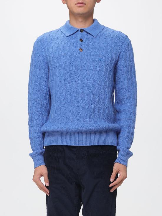 26FW 에트로 폴로 티셔츠 MRKF0028AU12P B1095 Blue